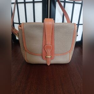 Dooney & Bourke Tan and Brown Crossbody Bag